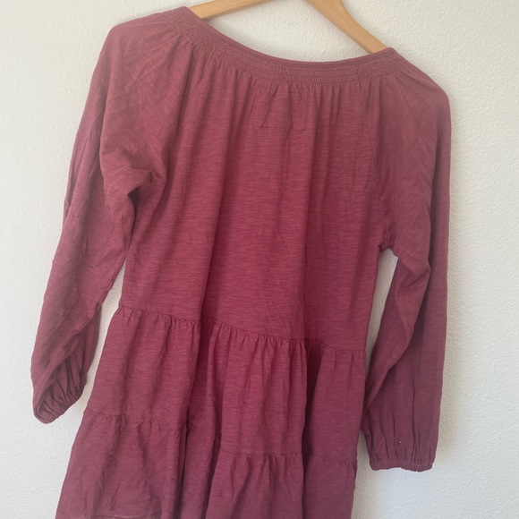 Anthropologie Maeve Isola Tiered Babydoll Top SZ S - Picture 7 of 12